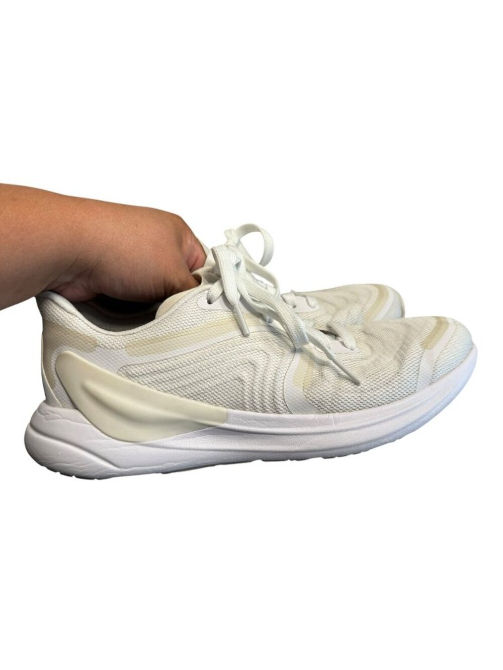 Lululemon Blissfeel Run 2 Women’s Running Shoes White Silver Size 9.5 EU 42